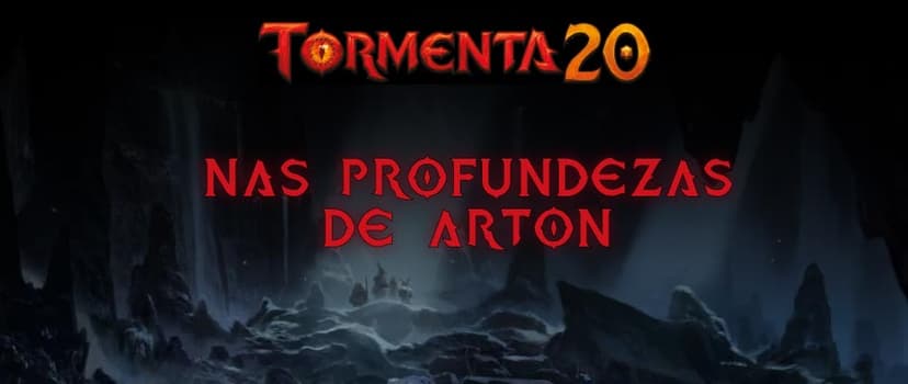 Banner da mesa de RPG: Nas Profundezas de Arton