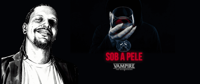 Banner da mesa de RPG: Sob a Pele